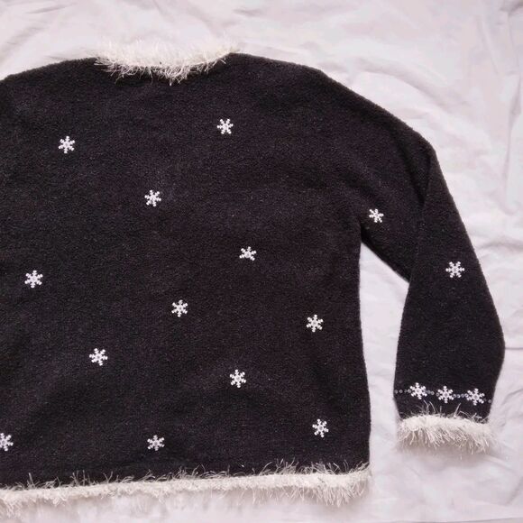 Design Options By Philip & Jane Gordon Reindeer Christmas Sweater Size Medium - Picture 12 of 14